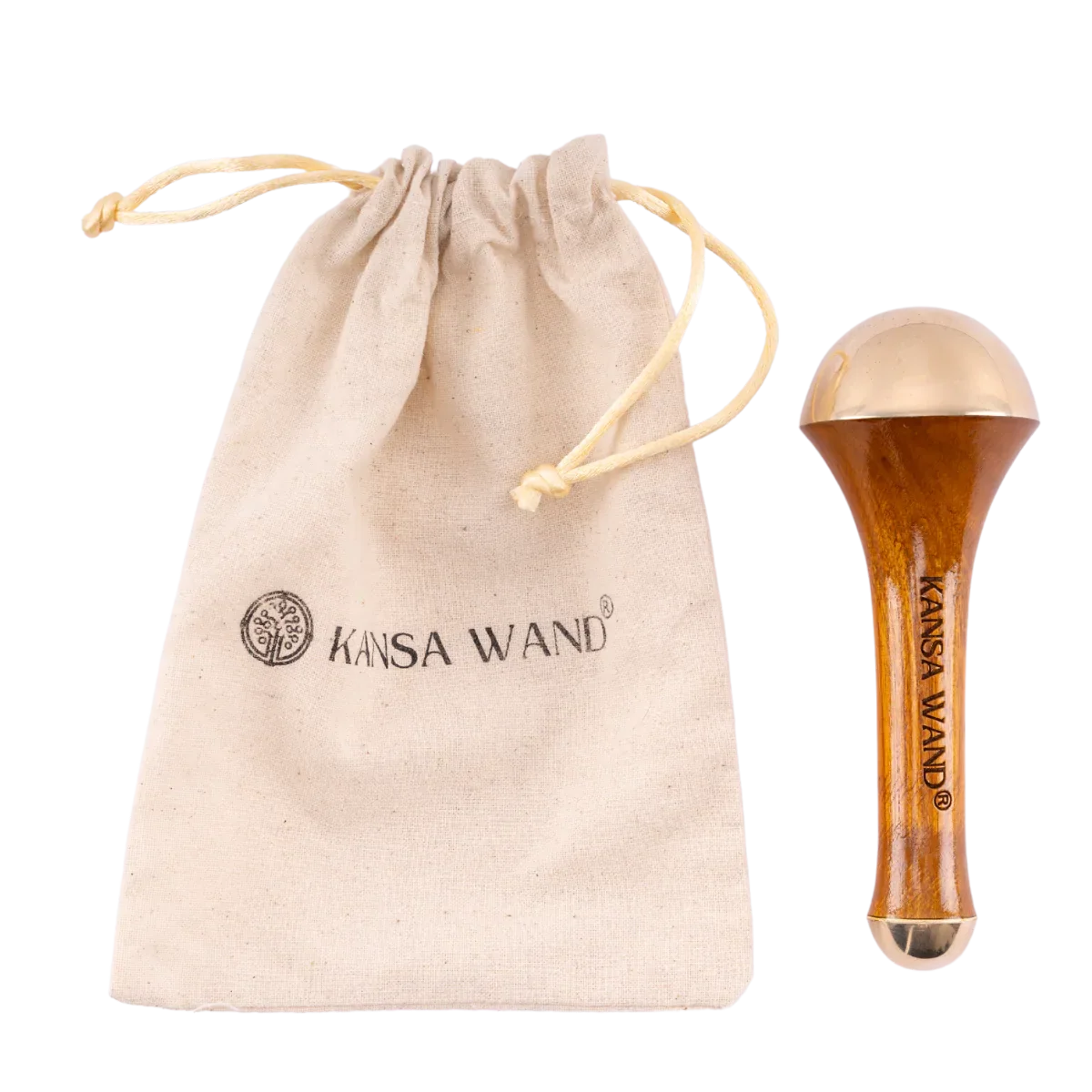 Kansa Wand 2-in-1 (Face & Foot Detox Massager)