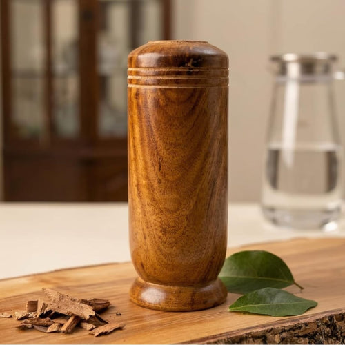 Vijaysar Wood Glass — Natural Sugar Balance, the Ayurvedic Way